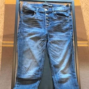 Express  Light Washed Jean Leggings